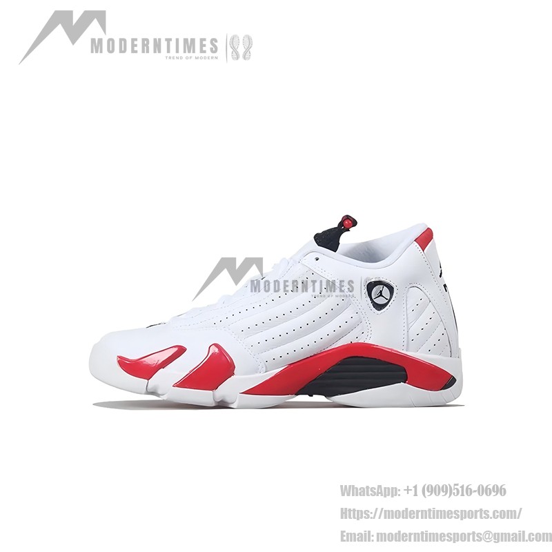 Air Jordan 14 "White/Red" 487524-100 | High-Top Basketball Sneakers for Men and Women