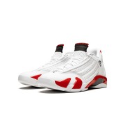 Air Jordan 14 "White/Red" 487524-100 | Men's/Women's High-Top Basketball Sneakers | Comfortable & Stylish, Limited Edition