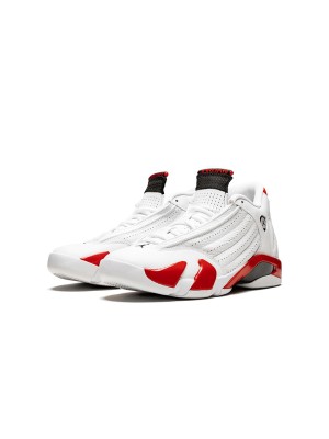 Air Jordan 14 "White/Red" 487524-100 | Men's/Women's High-Top Basketball Sneakers | Comfortable & Stylish, Limited Edition