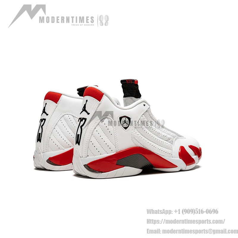 Air Jordan 14 "White/Red" 487524-100 | High-Top Basketball Sneakers for Men and Women