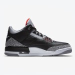 Limited Edition Air Jordan 3 OG “Black Cement” Classic Casual Sneakers 854262-001