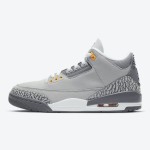 Side view of Air Jordan 3 "Cool Grey" CT8532-012 sneaker