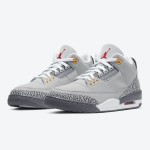 Side view of Air Jordan 3 "Cool Grey" CT8532-012 sneaker