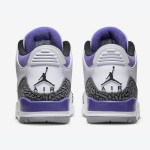 Limited Edition Air Jordan 3 "Dark Iris" Deep Purple Classic Casual Sneakers CT8532-105