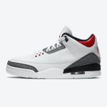 Limited Edition Air Jordan 3 SE-T “Fire Red” Classic Casual Sneakers