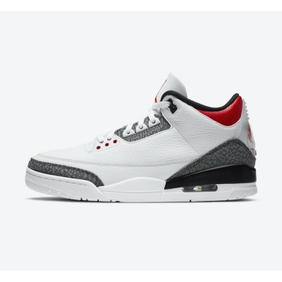 Limited Edition Air Jordan 3 SE-T “Fire Red” Classic Casual Sneakers CZ6433-100