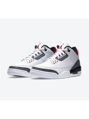 Limited Edition Air Jordan 3 SE-T “Fire Red” Classic Casual Sneakers CZ6433-100