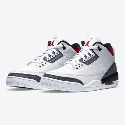 Limited Edition Air Jordan 3 SE-T “Fire Red” Classic Casual Sneakers CZ6433-100