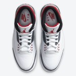 Limited Edition Air Jordan 3 SE-T “Fire Red” Classic Casual Sneakers