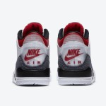 Limited Edition Air Jordan 3 SE-T “Fire Red” Classic Casual Sneakers