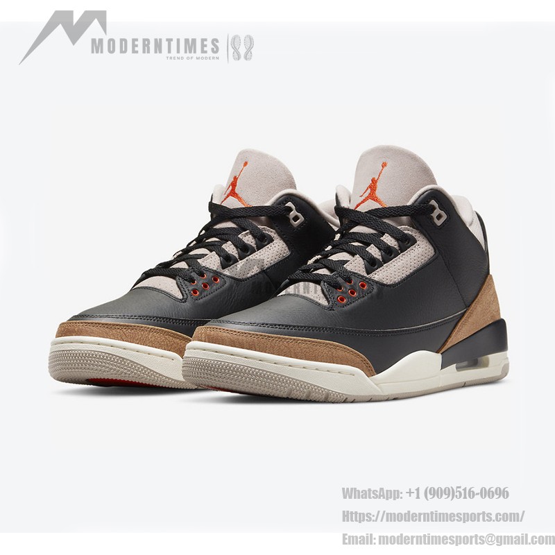 Air Jordan 3 "Desert Elephant" Classic Casual Sneakers