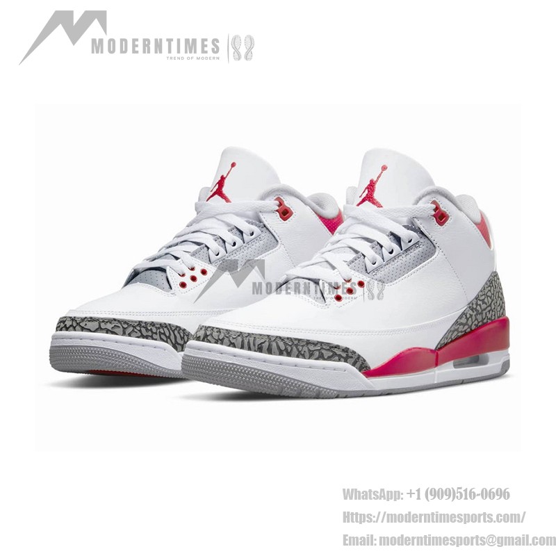 Limited Edition Air Jordan 3 OG “Fire Red” Classic Casual Sneakers DN3707-160