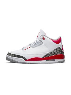 Limited Edition Air Jordan 3 OG “Fire Red” Classic Casual Sneakers DN3707-160