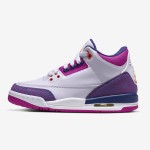 Limited Edition Air Jordan 3 Retro Barely Grape Classic Casual Sneakers 441140-500