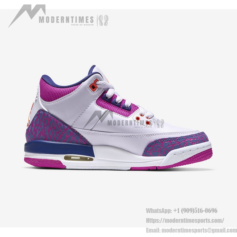 Limited Edition Air Jordan 3 Retro Barely Grape Classic Casual Sneakers 441140-500