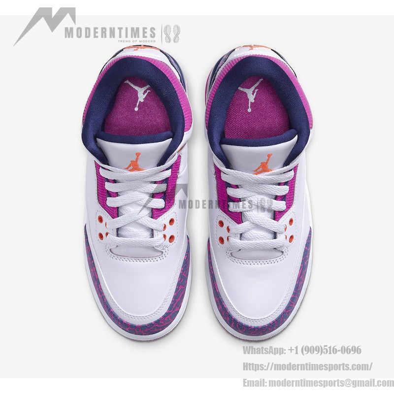 Limited Edition Air Jordan 3 Retro Barely Grape Classic Casual Sneakers 441140-500