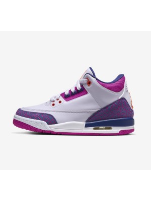 Limited Edition Air Jordan 3 Retro Barely Grape Classic Casual Sneakers 441140-500