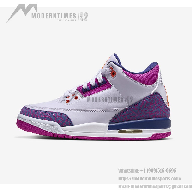 Limited Edition Air Jordan 3 Retro Barely Grape Classic Casual Sneakers 441140-500