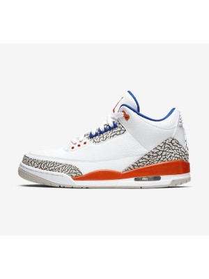 Limited Edition Air Jordan 3 "Knicks" Classic Casual Sneakers 136064-148