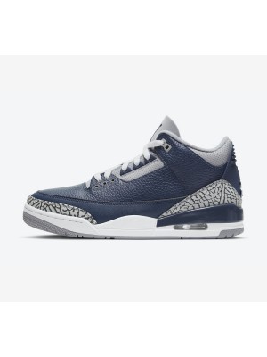 Limited Edition Air Jordan 3 "Midnight Navy" Classic Casual Sneakers CT8532-401