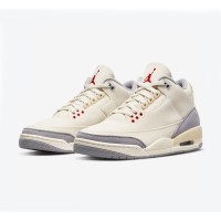 Limited Edition Air Jordan 3 "Muslin" Classic Casual Sneakers DH7139-100