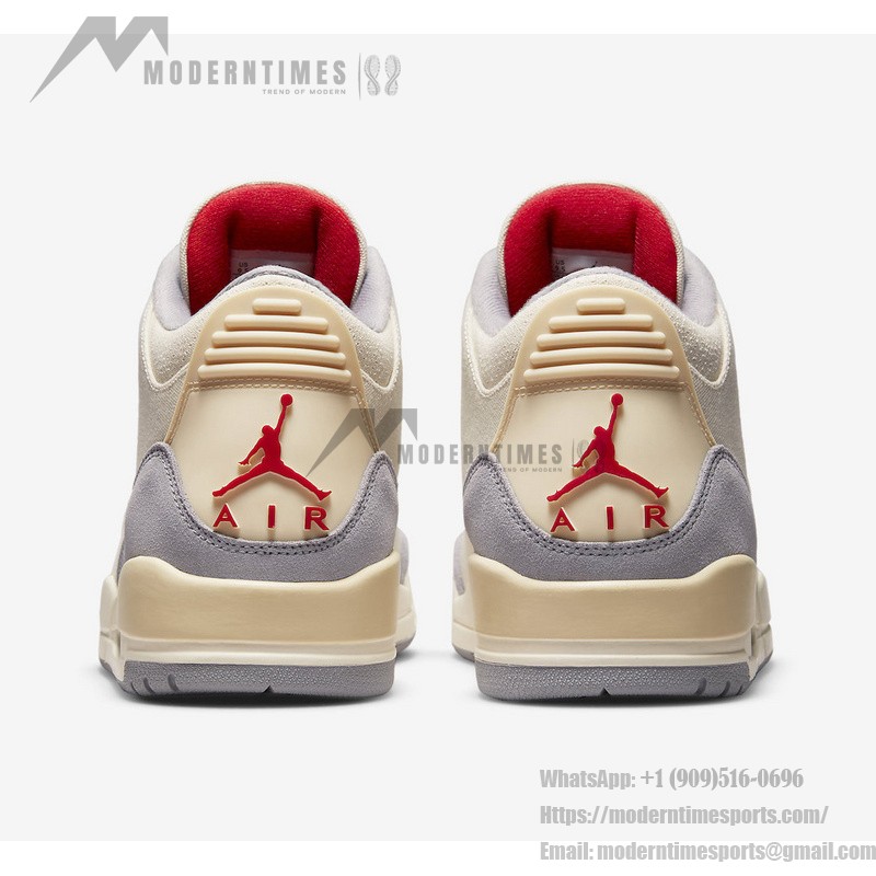 Limited Edition Air Jordan 3 "Muslin" Classic Casual Sneakers DH7139-100