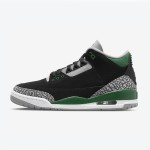 Limited Edition Air Jordan 3 "Pine Green" Classic Casual Sneakers CT8532-030