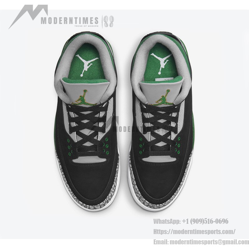 Limited Edition Air Jordan 3 "Pine Green" Classic Casual Sneakers CT8532-030