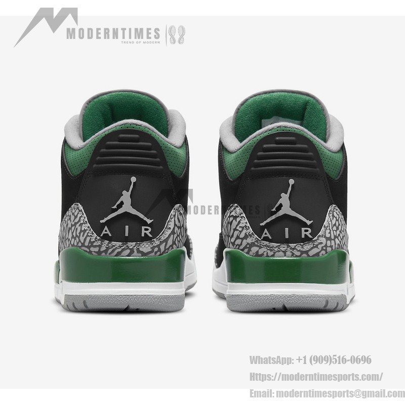 Limited Edition Air Jordan 3 "Pine Green" Classic Casual Sneakers CT8532-030