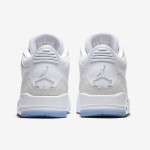 Limited Edition Air Jordan 3 Retro Triple White Classic All-White Casual Sneakers 136064-111