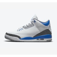 Limited Edition Air Jordan 3 "Racer Blue" Classic Casual Sneakers CT8532-145