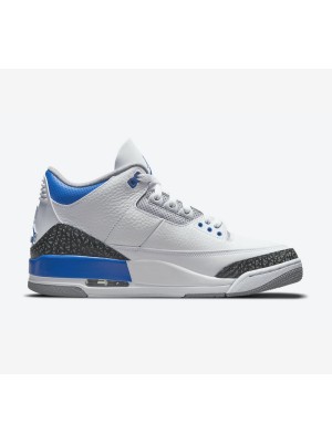 Limited Edition Air Jordan 3 "Racer Blue" Classic Casual Sneakers CT8532-145