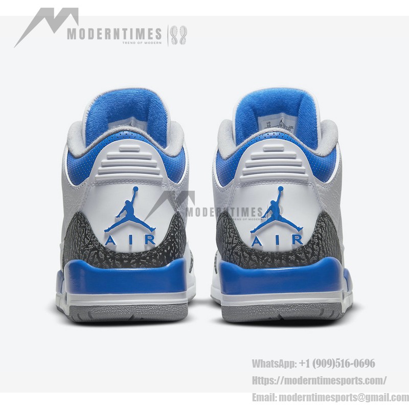 Limited Edition Air Jordan 3 "Racer Blue" Classic Casual Sneakers CT8532-145