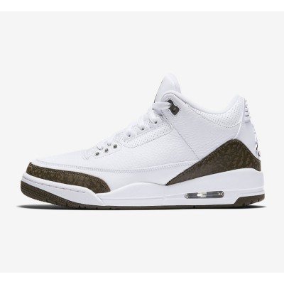 Limited Edition Air Jordan 3 "Mocha" Classic Casual Sneakers 136064-122