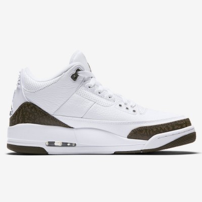 Limited Edition Air Jordan 3 "Mocha" Classic Casual Sneakers 136064-122