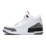 Air Jordan 3 Retro White Cement 2011 Classic White Cement Casual Sneakers