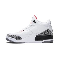 Limited Edition Air Jordan 3 Retro White Cement 2011 Classic White Cement Casual Sneakers 136064-105