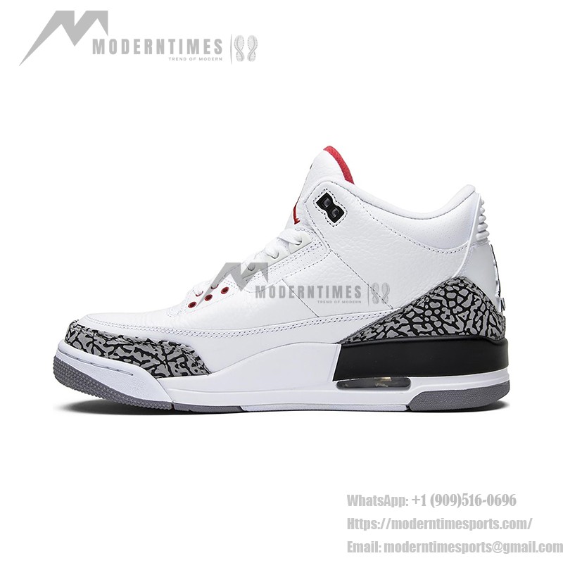 Air Jordan 3 Retro White Cement 2011 Classic White Cement Casual Sneakers