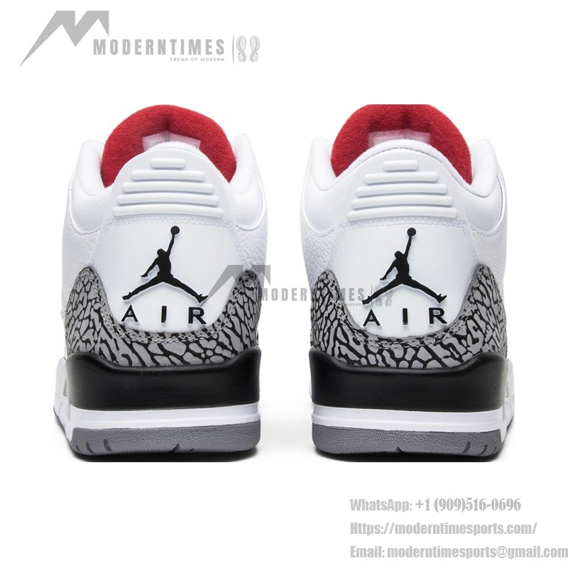 Air Jordan 3 Retro White Cement 2011 Classic White Cement Casual Sneakers