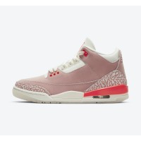 Limited Edition Air Jordan 3 WMNS “Rust Pink” Classic Women's Sneakers CK9246-600