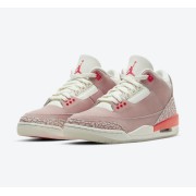 Limited Edition Air Jordan 3 WMNS “Rust Pink” Classic Women's Sneakers CK9246-600