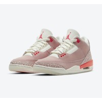 Limited Edition Air Jordan 3 WMNS “Rust Pink” Classic Women's Sneakers CK9246-600