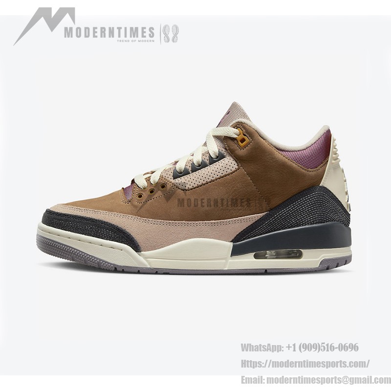 Weather-Resistant Air Jordan 3 Winterized "Archaeo Brown" DR8869-200 Sneakers