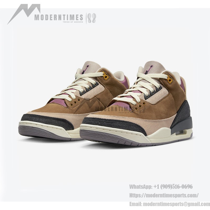 Weather-Resistant Air Jordan 3 Winterized "Archaeo Brown" DR8869-200 Sneakers