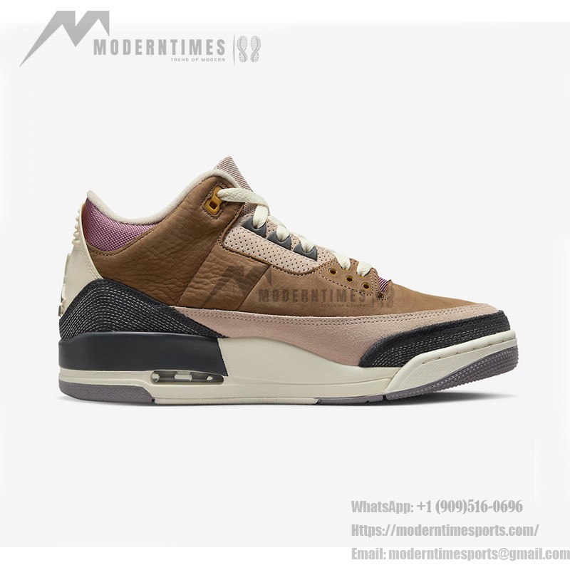 Weather-Resistant Air Jordan 3 Winterized "Archaeo Brown" DR8869-200 Sneakers