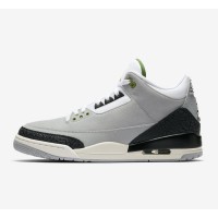 Limited Edition Air Jordan 3 Tinker “Chlorophyll” Classic Casual Sneakers 136064-006