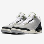 Limited Edition Air Jordan 3 Tinker Chlorophyll Sneakers 136064-006