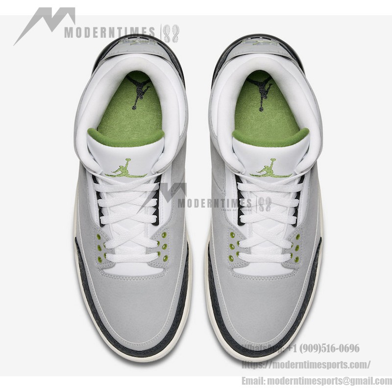 Limited Edition Air Jordan 3 Tinker Chlorophyll Sneakers 136064-006