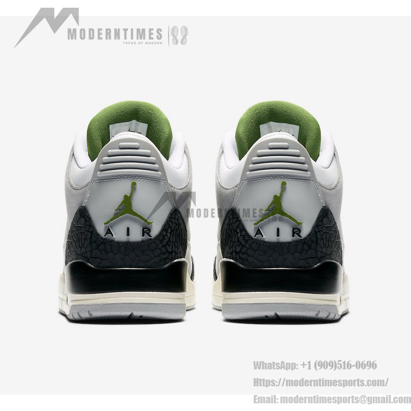 Limited Edition Air Jordan 3 Tinker Chlorophyll Sneakers 136064-006