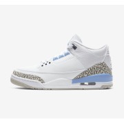 Limited Edition Air Jordan 3 Retro "UNC" North Carolina Blue Classic Casual Sneakers CT8532-104